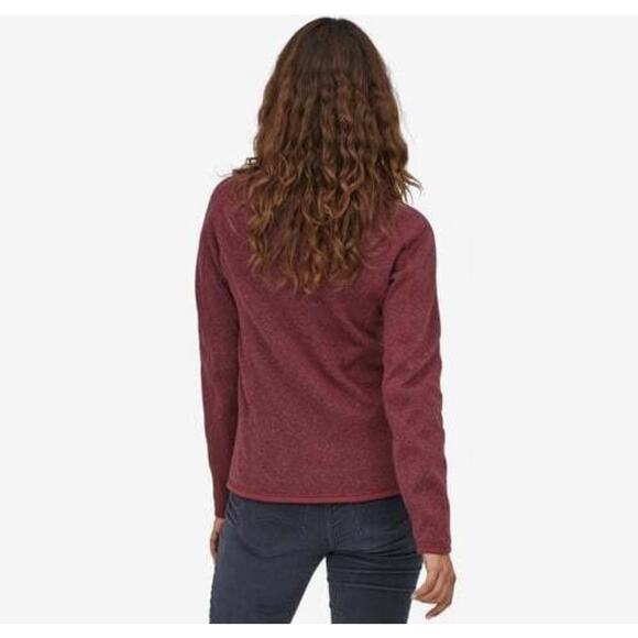 Patagonia Better Sweater 1/4 Quarter Zip Sequoia Red Sweater Women's Small - Picture 2 of 8